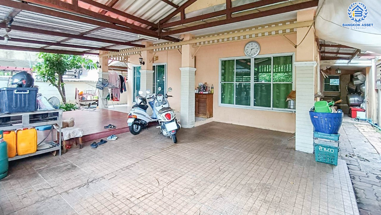 *****บ้านเดี่ยวมือสองนนทบุรี ม.รุ่งอรุณ กาญจนาฯ เนื้อที่ 53.4 ตร.ว. ฟังก์ชันครบ 4 ห้องนอน 2 ห้องน้ำ 2 ที่จอดรถ สะดวกสบาย บนทำเลเข้า-ออกได้หลายเส้นทาง ถ.กาญจนาภิเษก, ถ.นครอินทร์ ใกล้เซ็นทรัลเวสต์เกต และทางด่วน "ศรีรัช"